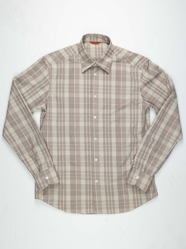 Barena Maridola Casalina Cotton Poplin Check Shirt