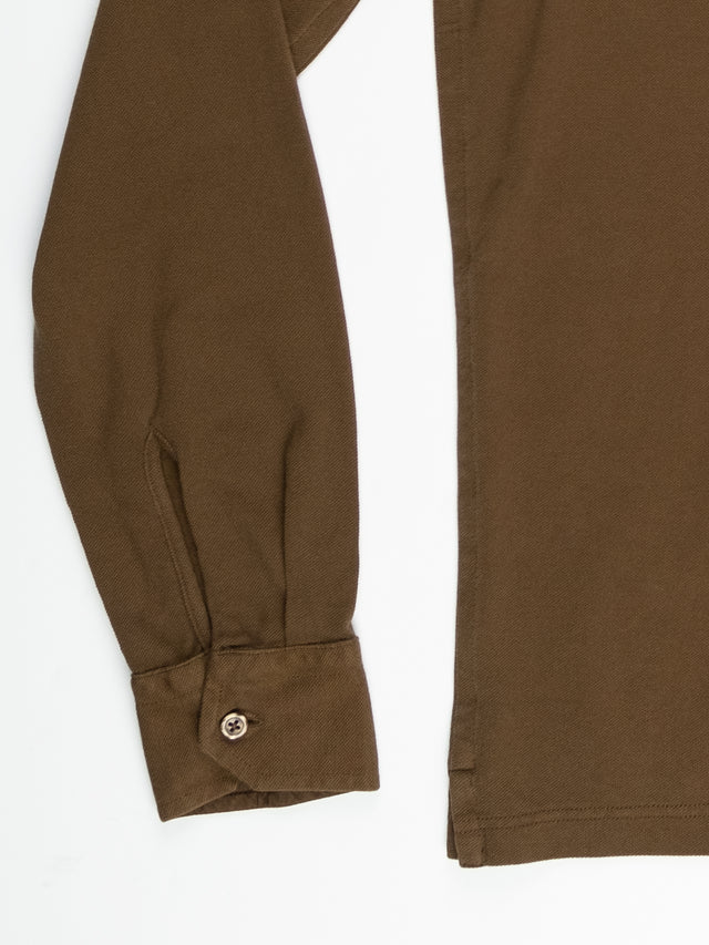 MCS Garment Dyed Cotton Long Sleeve Polo