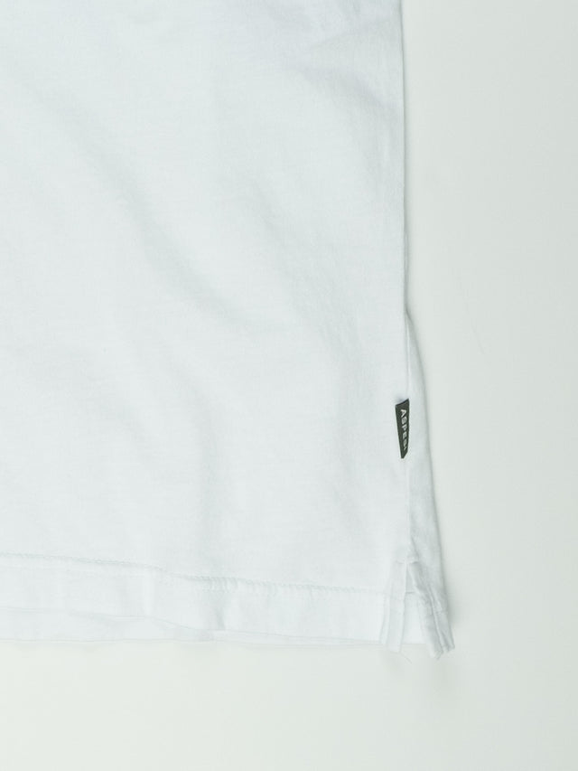 Aspesi Garment Dyed Jersey Polo - White
