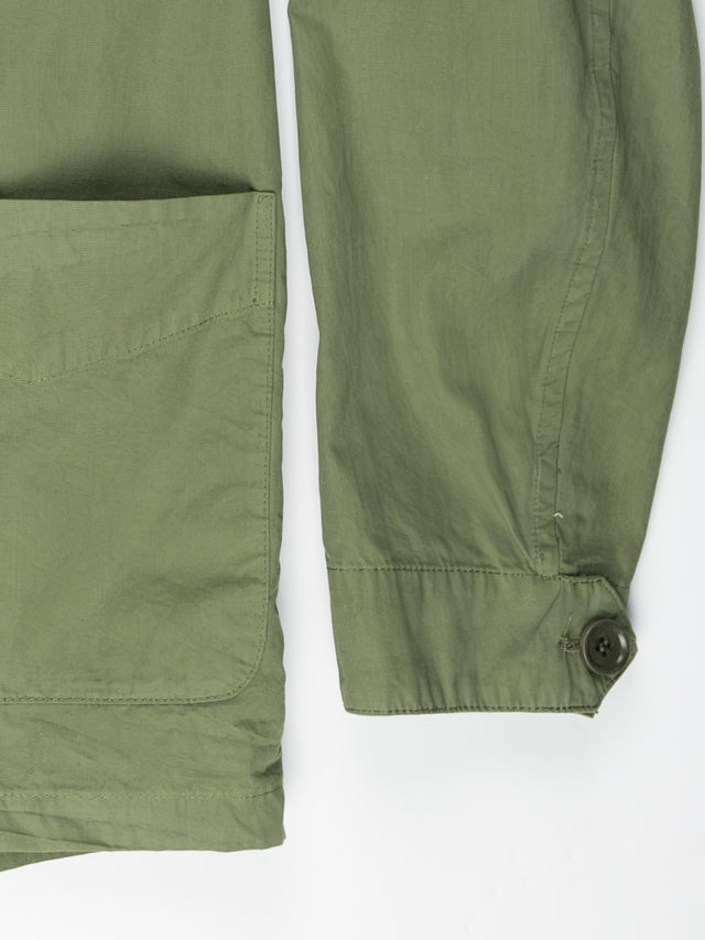 Aspesi Fandango Canvas Painters Jacket - Sage Green