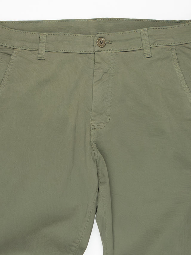 Aspesi Regolare Cotton Stretch Trouser - Green