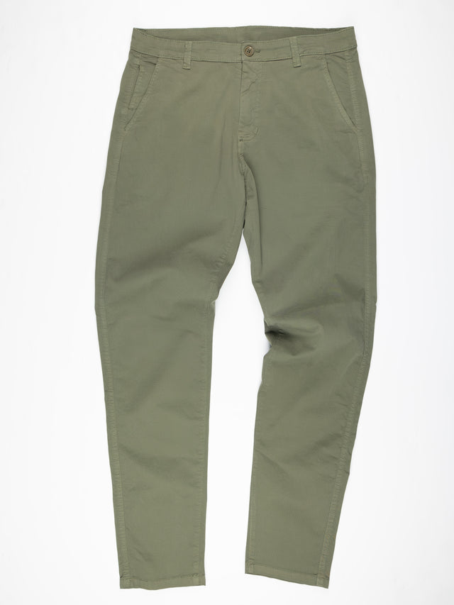 Aspesi Regolare Cotton Stretch Trouser - Green