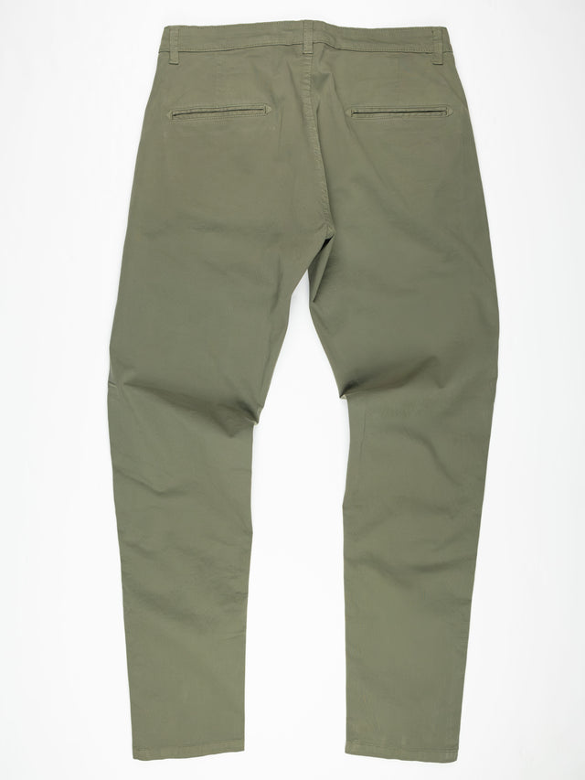 Aspesi Regolare Cotton Stretch Trouser - Green