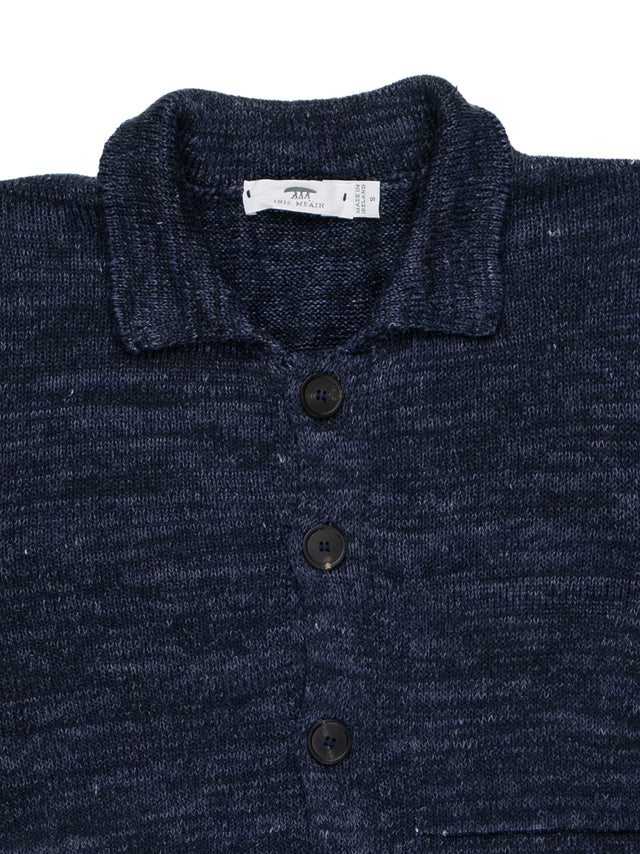 Inis Meain Washed Linen Shirt Jacket - Seal