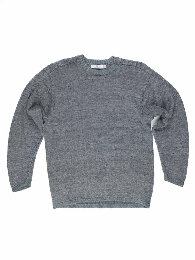 Inis Meain New Honda 50 Linen Crew Pullover - Stone