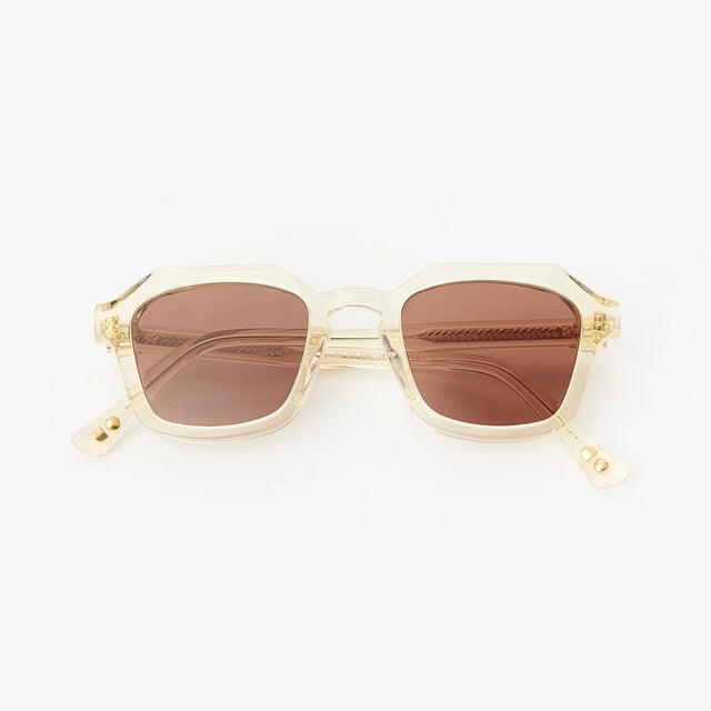 Oscar Deen Diego Sunglasses - Champagne/Brown