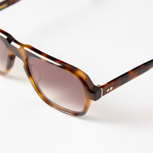 Oscar Deen Fraser Sunglasses - Tortoise/Claret Fade