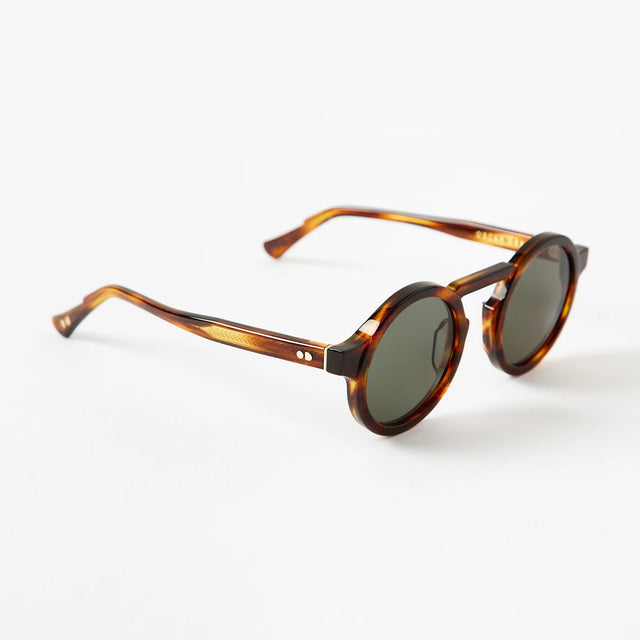Oscar Deen Panda Sunglasses - Ember/Moss Green