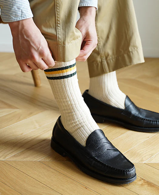Kamakura Vintage Ivy Socks - Yellow