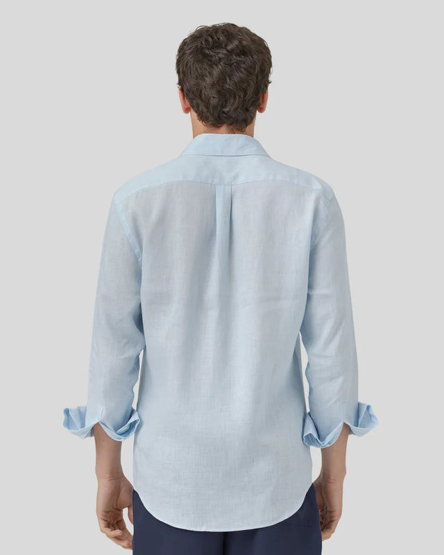 Portuguese Flannel Linen Shirt - Sky