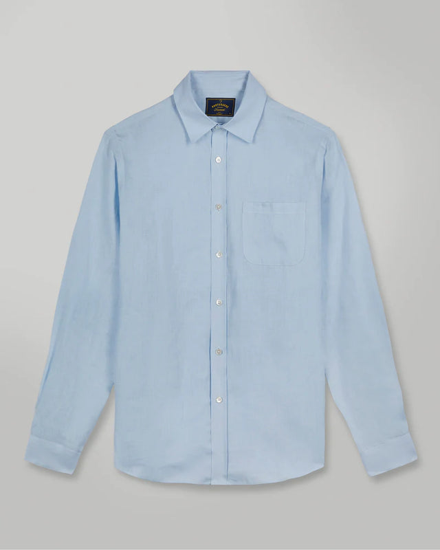 Portuguese Flannel Linen Shirt - Sky