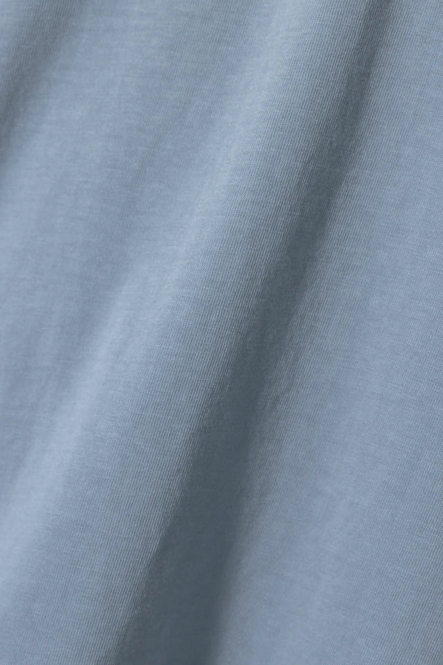 Unfeigned Long Sleeve Polo - Dusty Blue