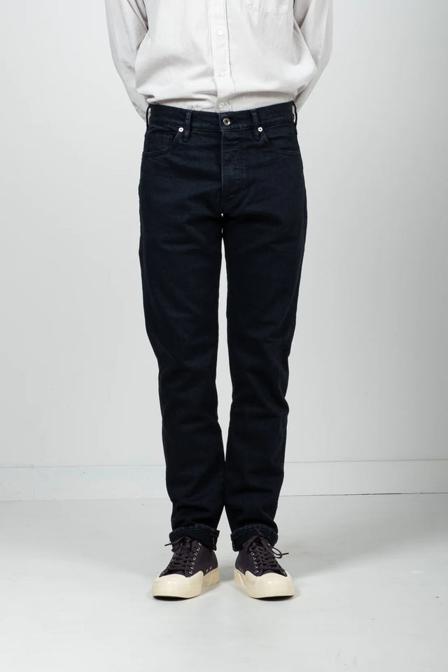 C.O.F. Studio M7 Comfort Selvedge Denim Jean - Black Rinsed