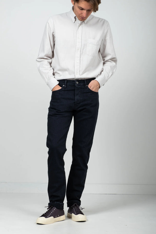 C.O.F. Studio M7 Comfort Selvedge Denim Jean - Black Rinsed