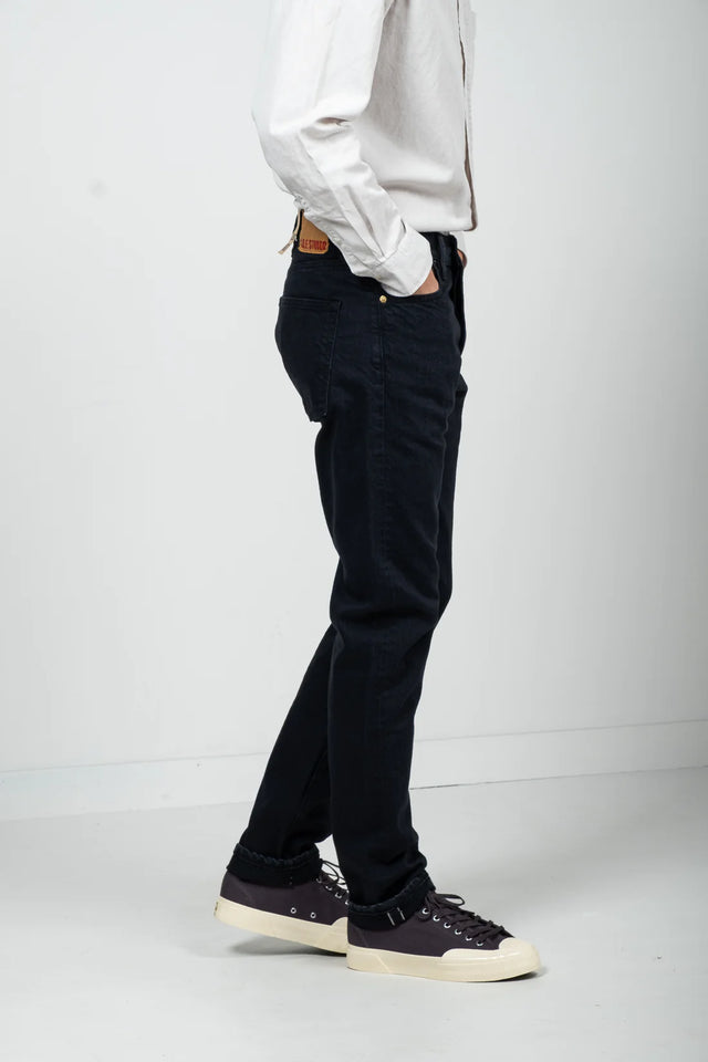 C.O.F. Studio M7 Comfort Selvedge Denim Jean - Black Rinsed