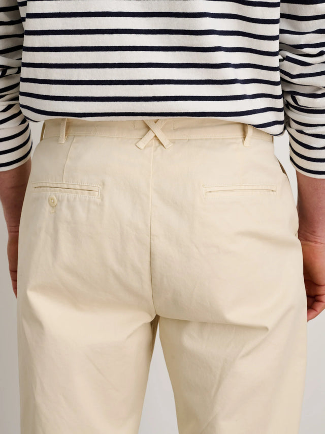 Alex Mill Standard Pleated Pant - Oatmilk