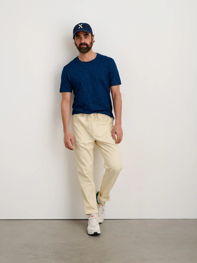 Alex Mill Pull-On Button Fly Pant - Oat Milk