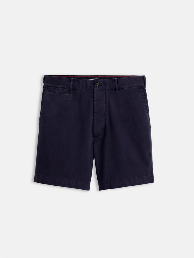 Alex Mill Flat Front Short in Vintage Wash Chino - Dark Navy