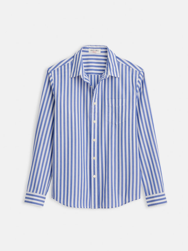 Alex Mill Stripe Mill Shirt in Cotton Poplin
