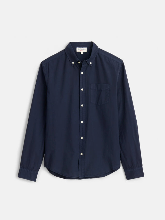 Alex Mill Mill Shirt in Paper Poplin - Dark Navy