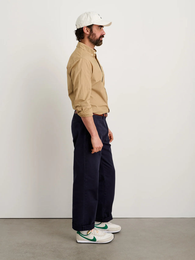 Alex Mill Mill Shirt in Paper Poplin - Medium Khaki