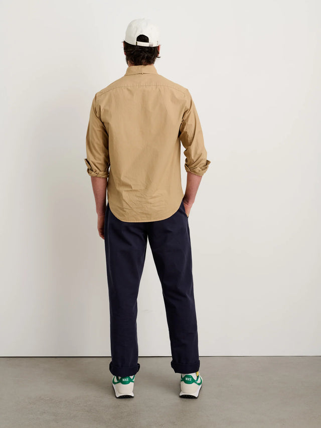 Alex Mill Mill Shirt in Paper Poplin - Medium Khaki