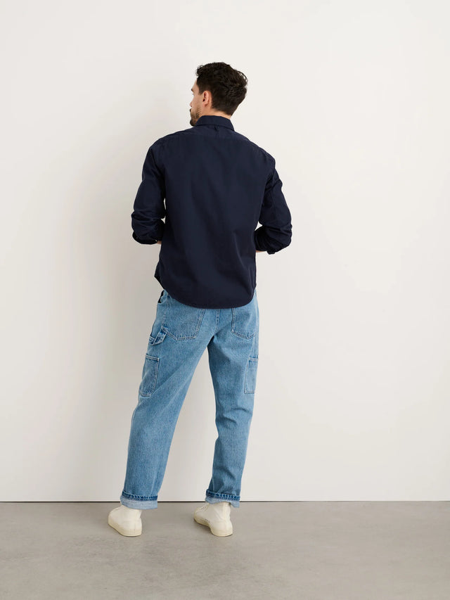 Alex Mill Mill Shirt in Paper Poplin - Dark Navy