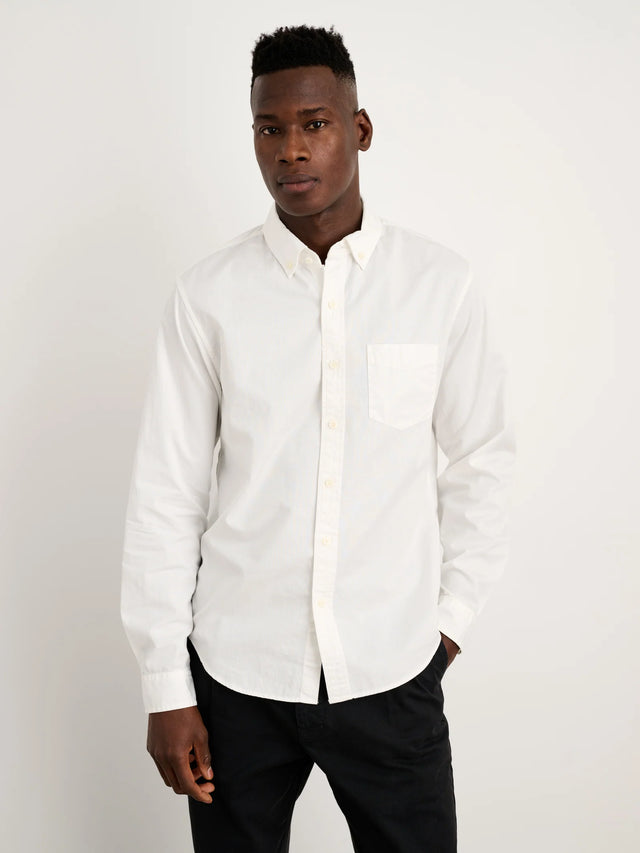 Alex Mill Mill Shirt in Paper Poplin - White