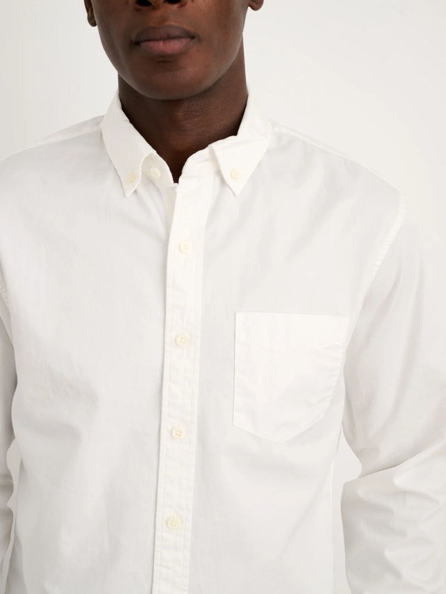 Alex Mill Mill Shirt in Paper Poplin - White