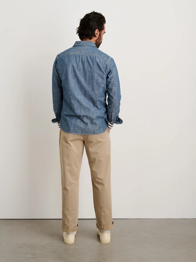 Alex Mill Work Shirt in Chambray - Light Wash