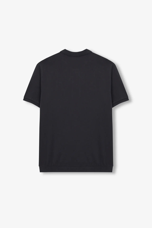 Unfeigned Short Sleeve Polo - Blue Graphite