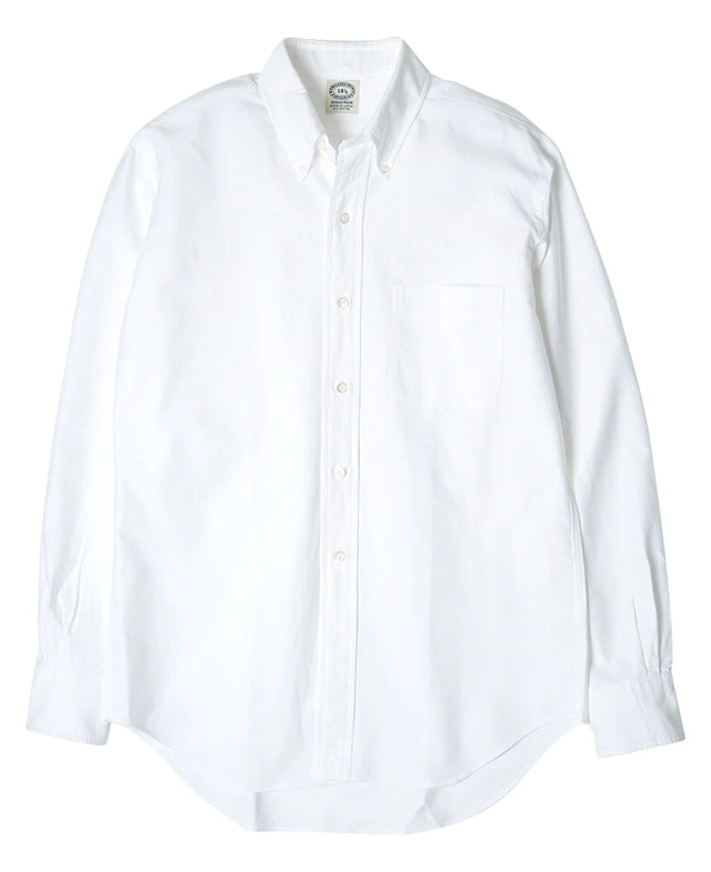 Kamakura Vintage Ivy Plain Oxford Button Down Shirt - White