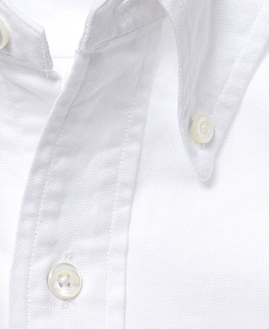 Kamakura Vintage Ivy Plain Oxford Button Down Shirt - White