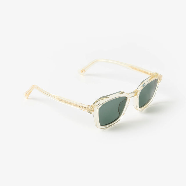 Oscar Deen Diego Sunglasses - Champagne/Green