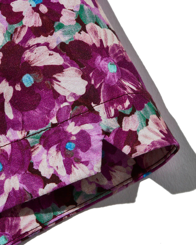 Battenwear Flower Print Five Pocket Island Shirt - Plum