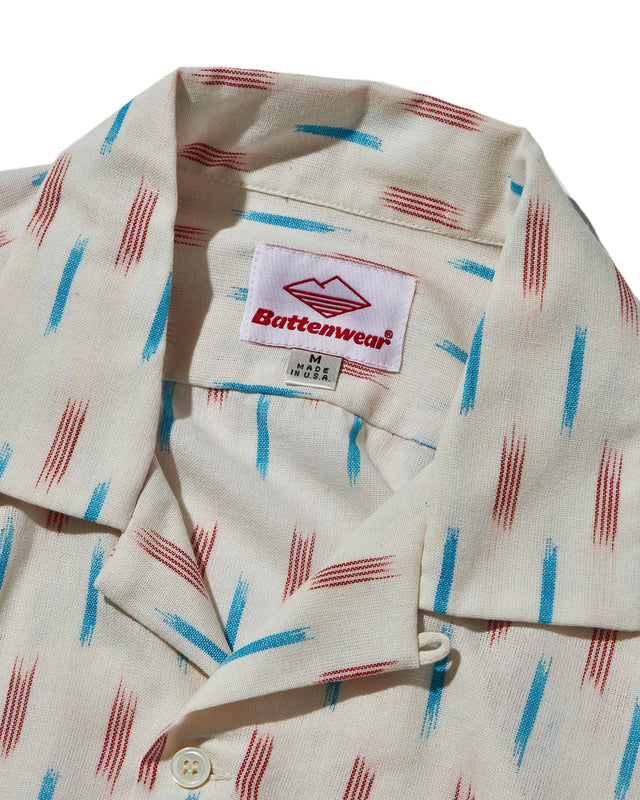 Battenwear Ikat Five Pocket Island Shirt - Bone