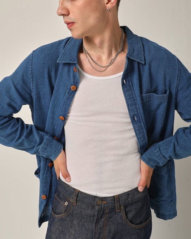 Corridor Washed Indigo Overshirt