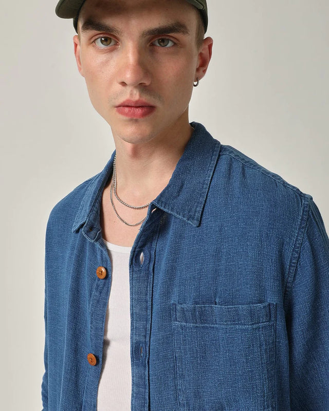 Corridor Washed Indigo Overshirt