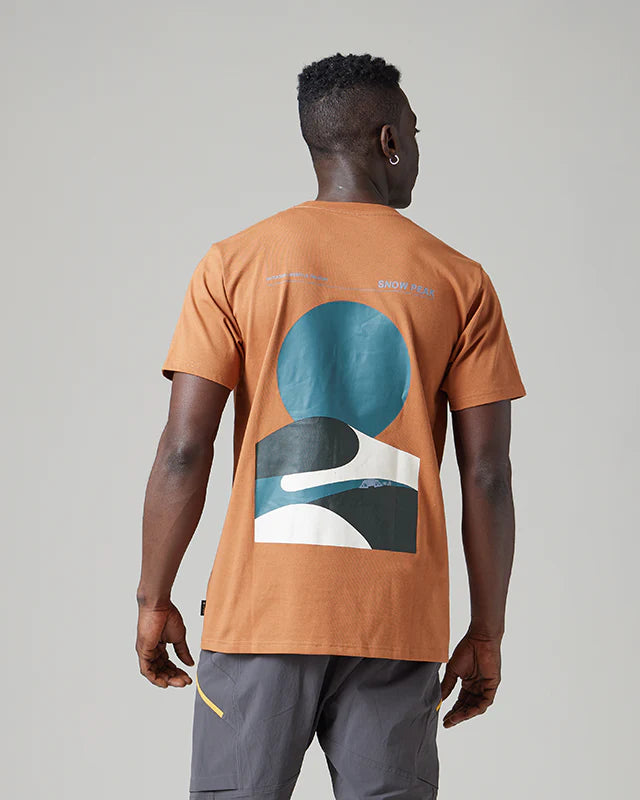 Snow Peak Relaxin' Fieldscape T -Shirt - Mid Grey