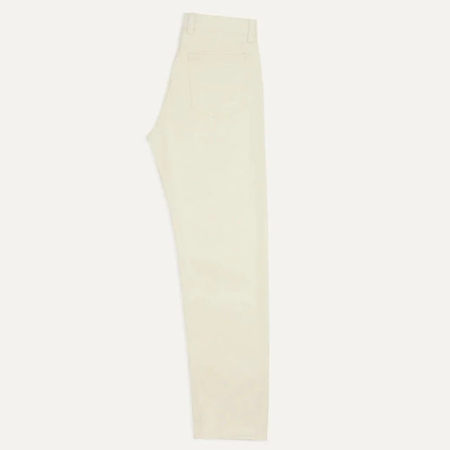 Drake's 12.7oz Selvedge Denim Five-Pocket Jeans - Ecru