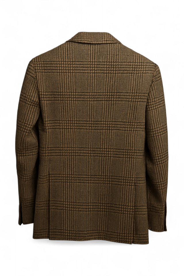 MCS Wool Tweed Rolled Three Button Blazer