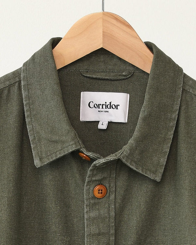 Corridor Duck Dye Overshirt - Army