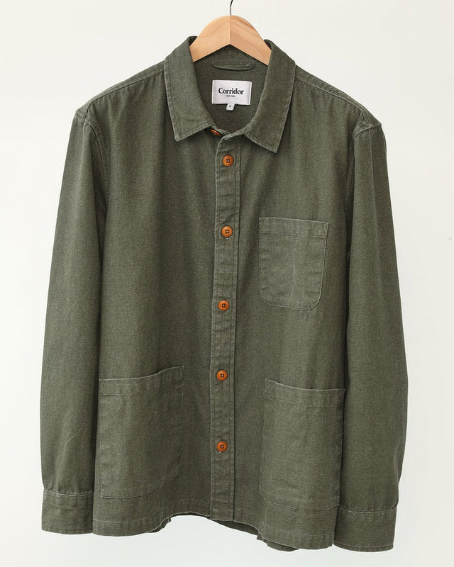Corridor Duck Dye Overshirt - Army