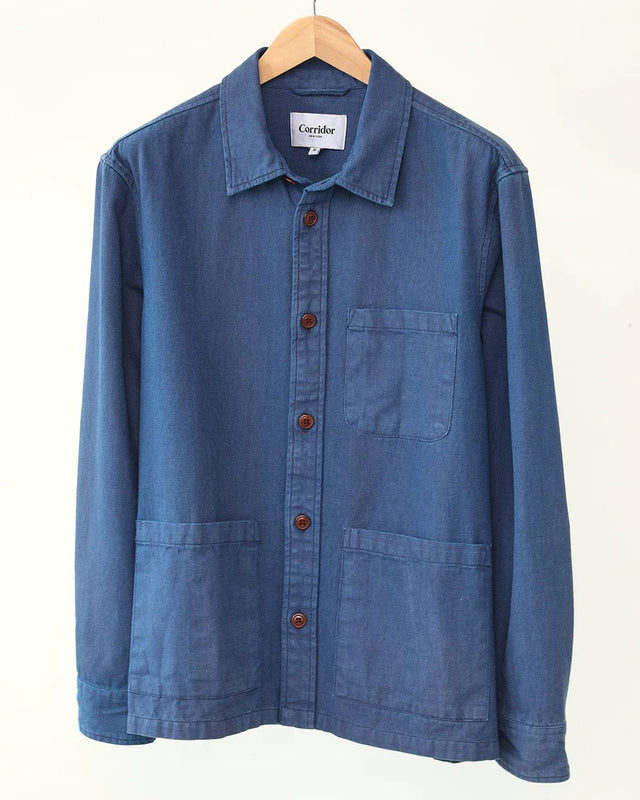 Corridor Duck Dye Overshirt - Indigo