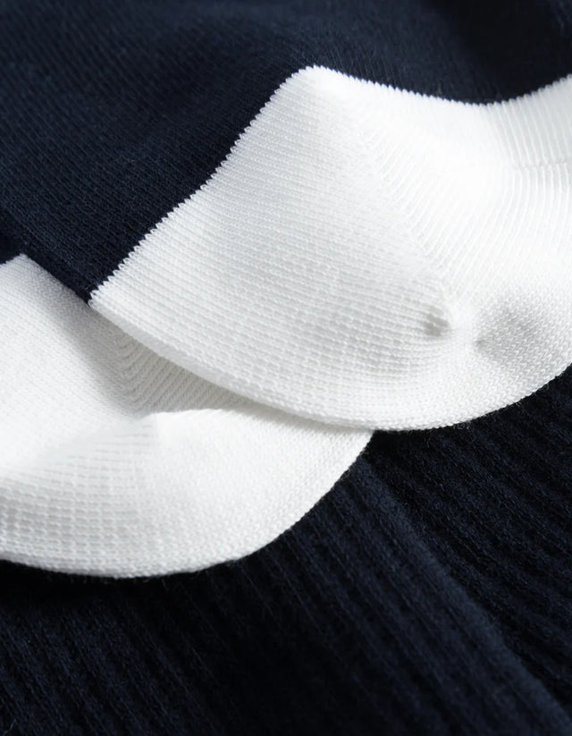 Les Deux William 2-pack Socks - Navy/Off White