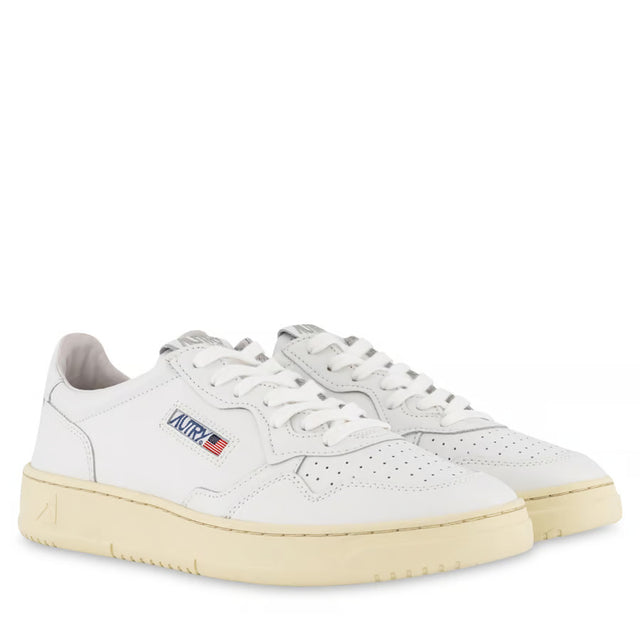 Autry Medalist Low Sneaker White/White