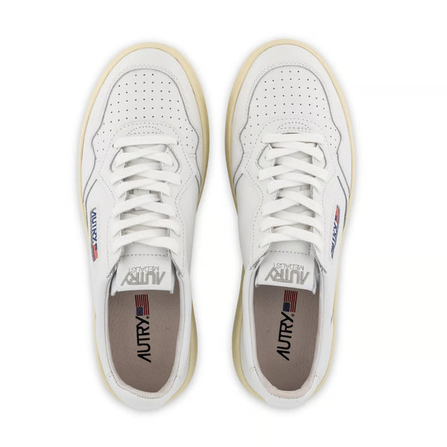 Autry Medalist Low Sneaker White/White