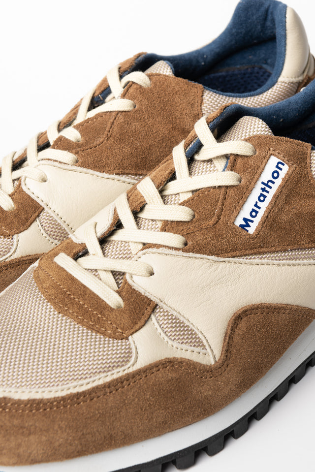 ZDA Marathon Trainer Beige/Panna/Cognac