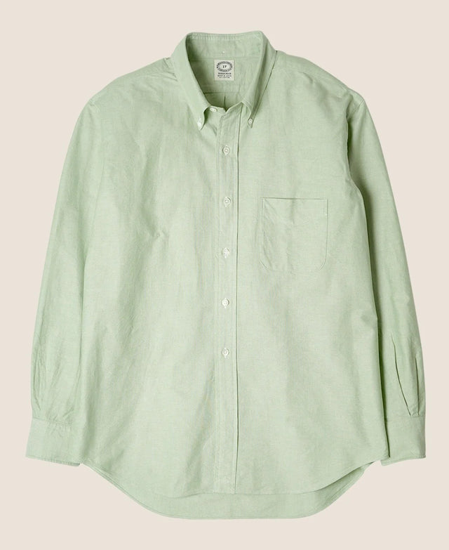 Kamakura Vintage Ivy Plain Oxford Button Down Shirt - Green