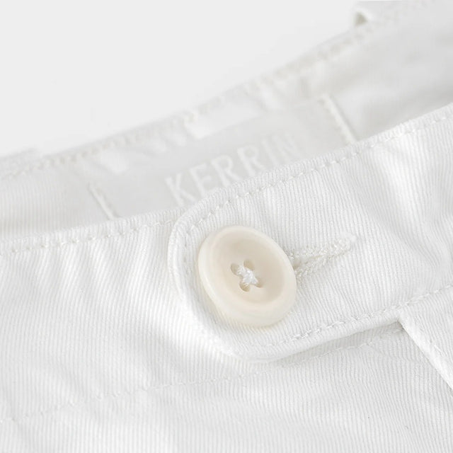 Kerrin Deck Short - White